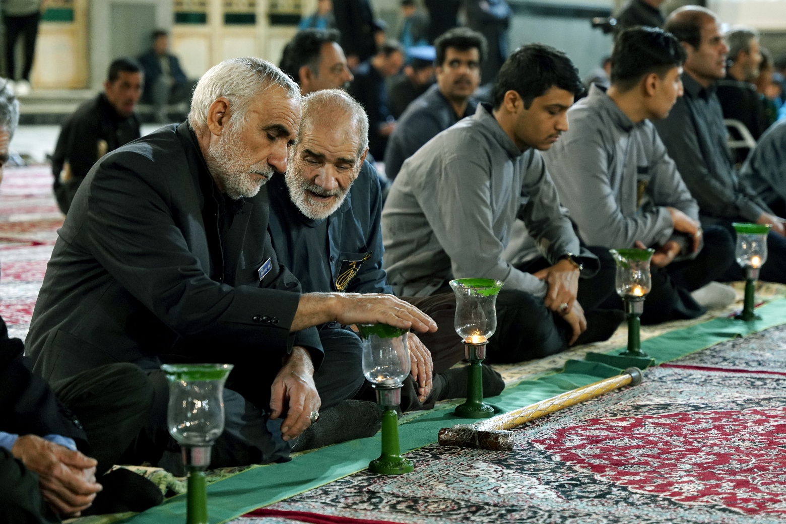 گزارش تصویری برگزاری آیین شمع‌گردانی در آستان هلال بن علی(ع)